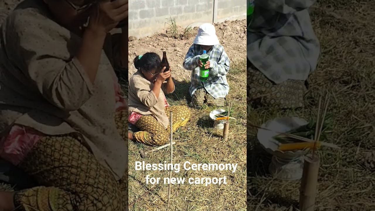 Blessing Ceremony in our rural Thai village. #villagelife #thailand #thailandvillage . New upload.