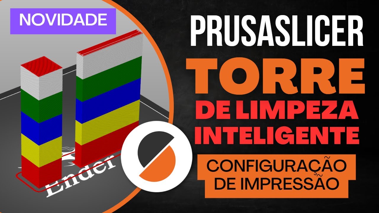 14 - TORRE DE LIMPEZA Inteligente no Prusa Slicer