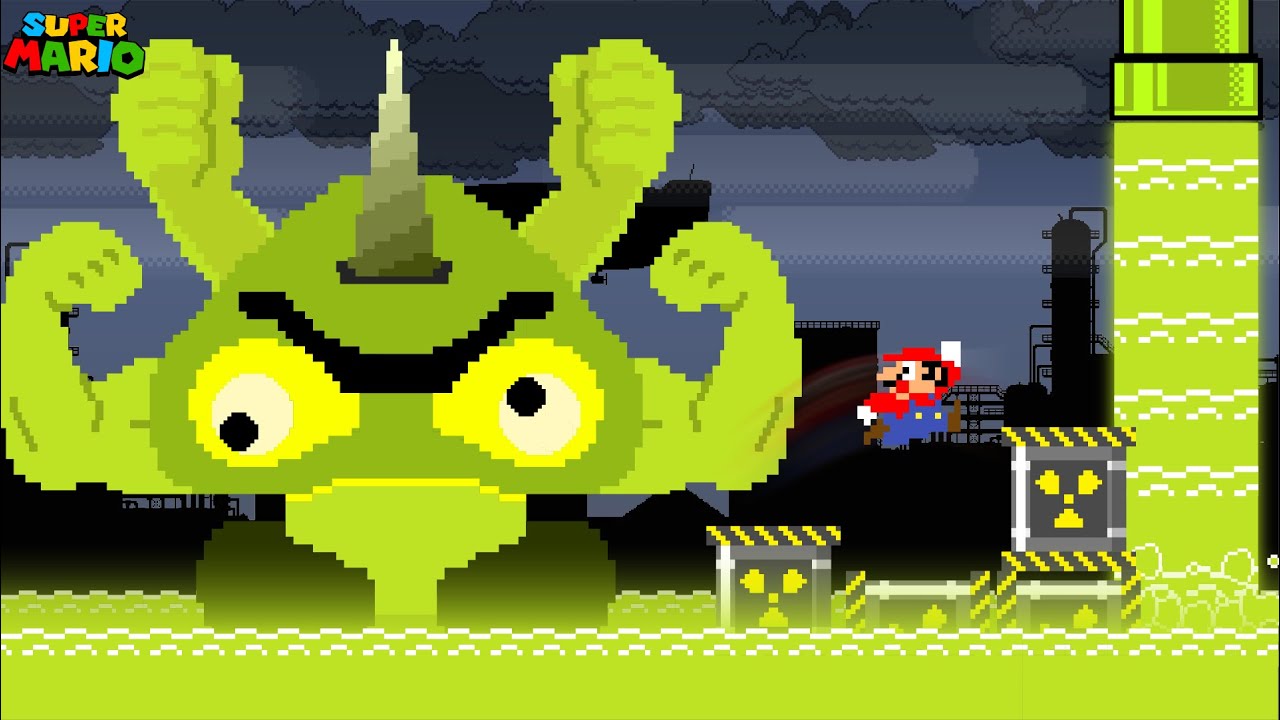 Super Mario Bros., But the Floor is Radioactive...