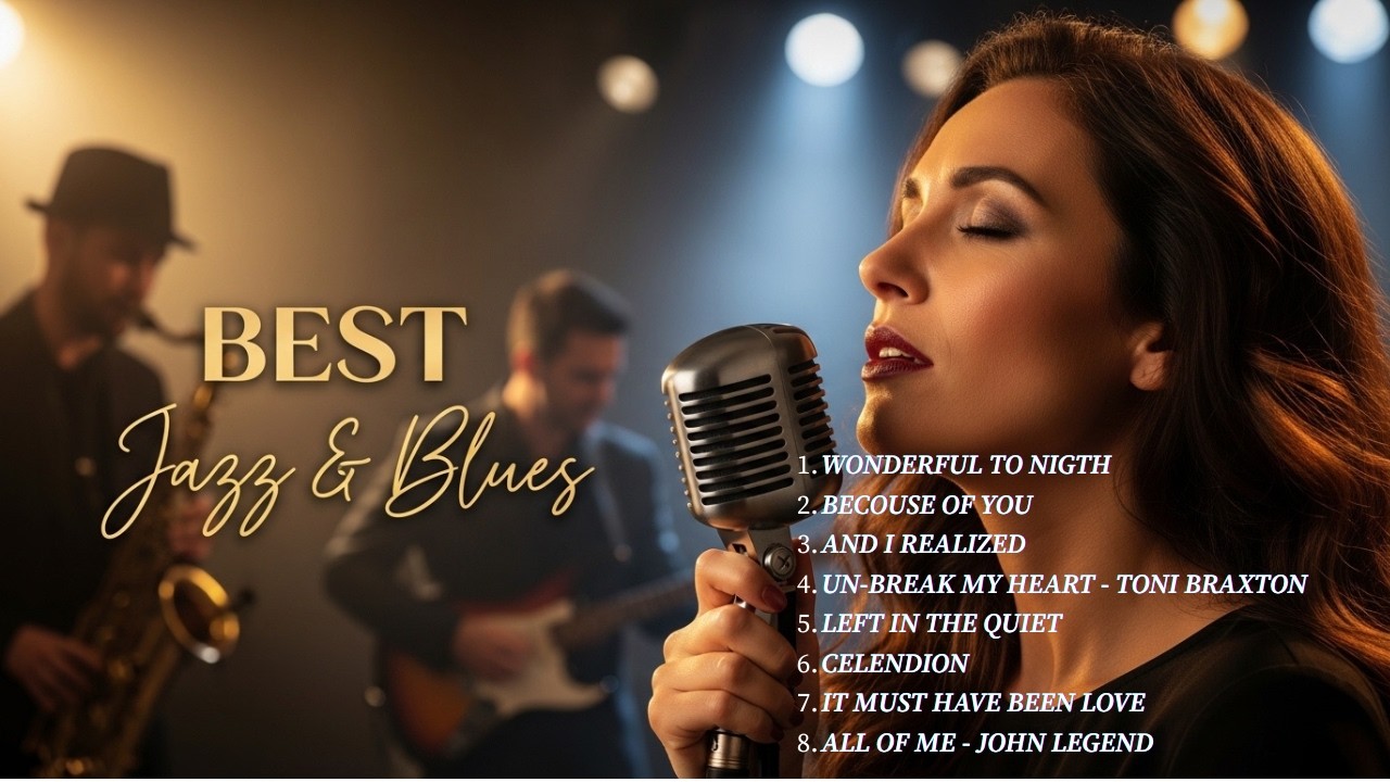 Smooth Jazz & Blues Classics | Celine Dion, John Legend, Adele