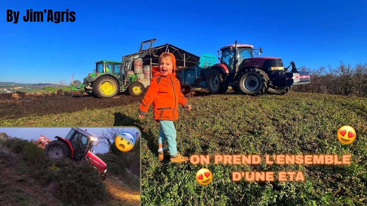 Épandage fumier plus broyeur 