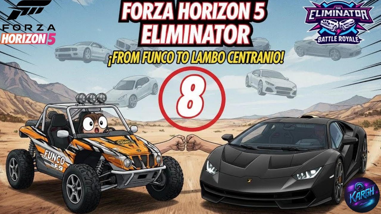 GOT A LAMBO IN 1 MINUTE! 😱 (8 Kills & A Painful Ending) | FH5 Eliminator