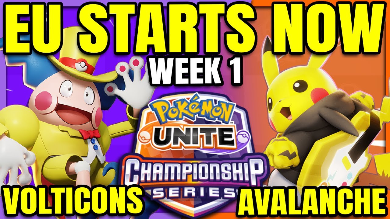EU IS BACK Volticons vs Avalanche - UCS EU | Pokemon Unite