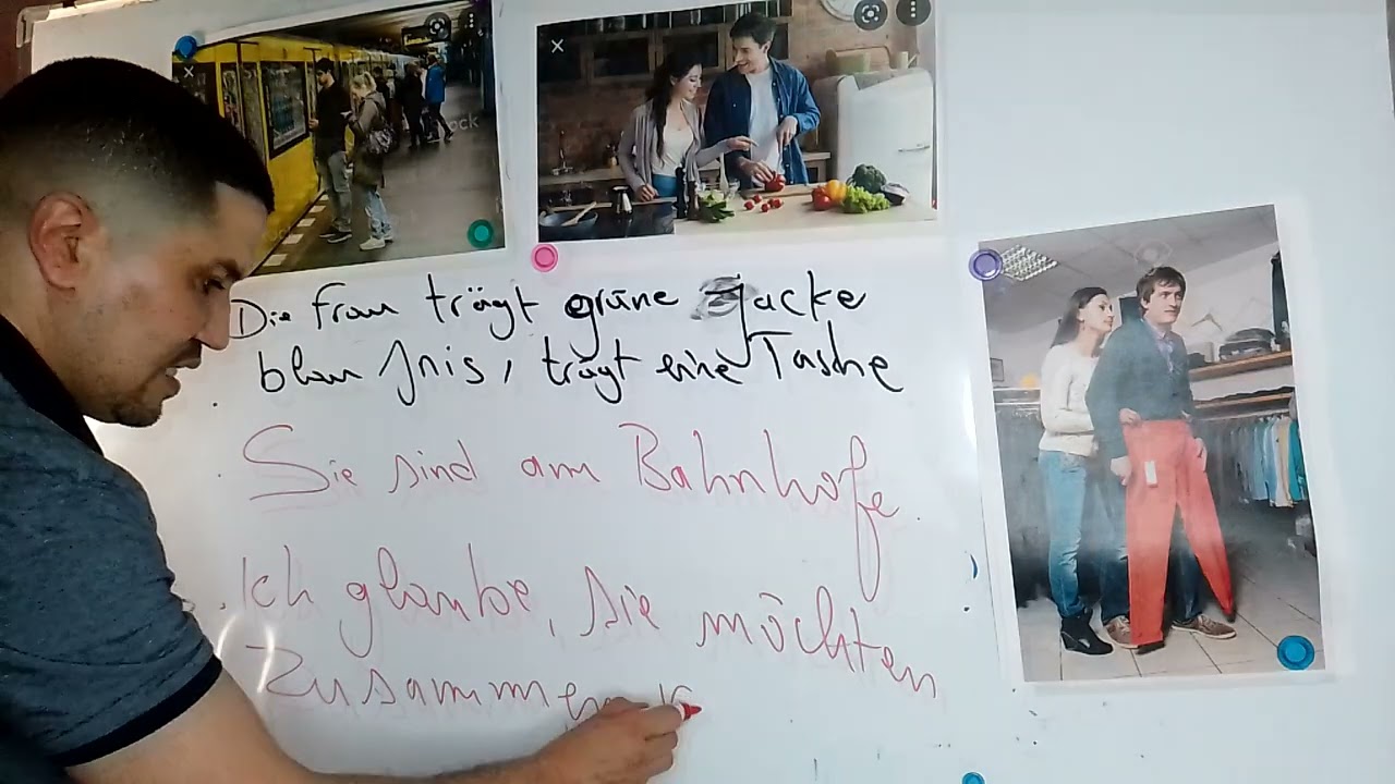 Bild beschreiben /Geschpräch A1 ÖSD وصف الصورة و الحوار