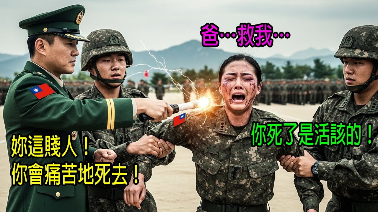 用電電死這個婊子！中將旅團長拷打了那名女兵，卻萬萬沒想到她的父親竟然是國民革命軍裡唯一的四星上將。他終於付出了代價！｜感人的故事｜有聲書｜AI故事