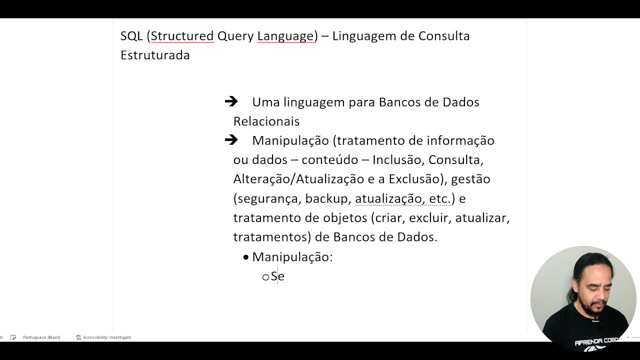 [Aprenda COBOL] - SQL - A linguagem dos bancos de dados relacionais