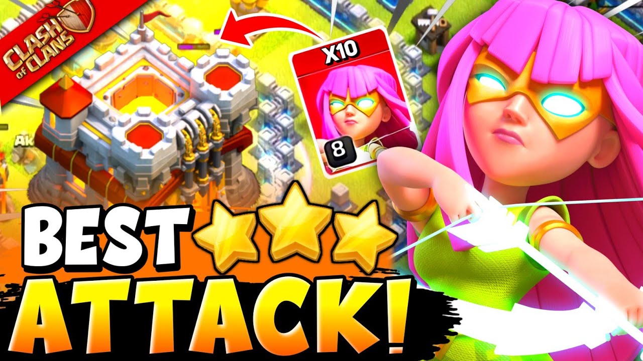 TH11 Super Archer Attack Strategy | Super Archer Blimp Attack Th11 Vs Th12 (MG Legend)