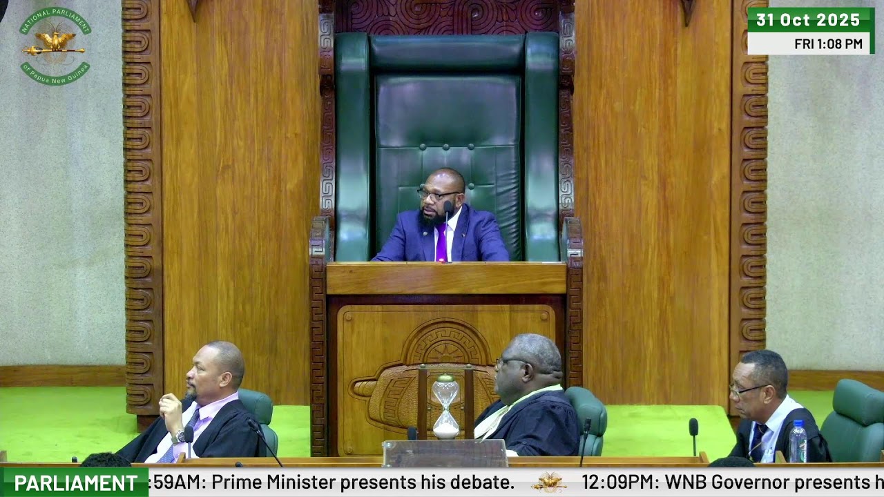 PARLIAMENT SITTING | 31st October, 2025