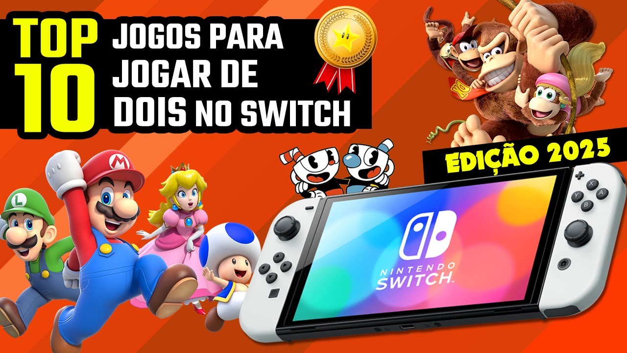 TOP 10 MELHORES  para JOGAR DE DOIS no SWITCH e SWITCH 2