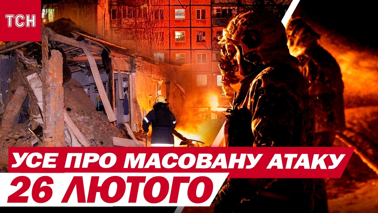Нічне жахіття! Наслідки МАСОВАНОЇ АТАКИ 26 лютого! Київ, Харків, Запоріжжя! Удари по енергетиці!