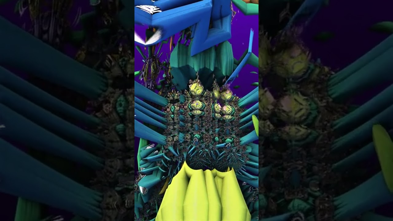 3D Fractal Tumble Morph, Abstract Mathematical CG - Subscribe for more #fractals #fractalanimation