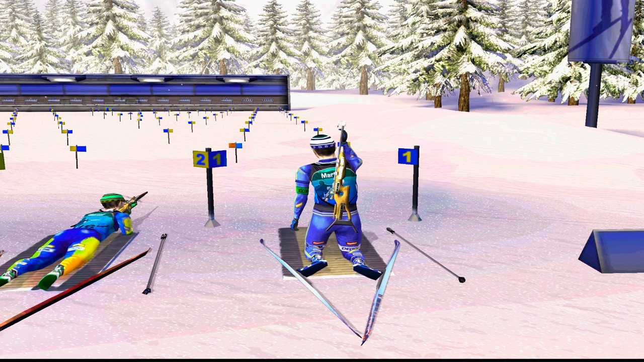 SUOMIPOIKA Painaa Ampumahiihto Simulaattorissa - RTL Biathlon 2009