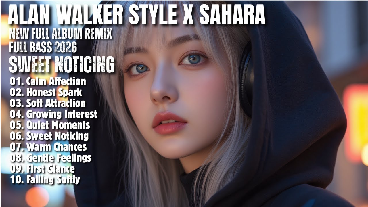 ALAN WALKER STYLE X SAHARA || SWEET NOTICING || NEW FULL ALBUM REMIX FULL BASS 2026