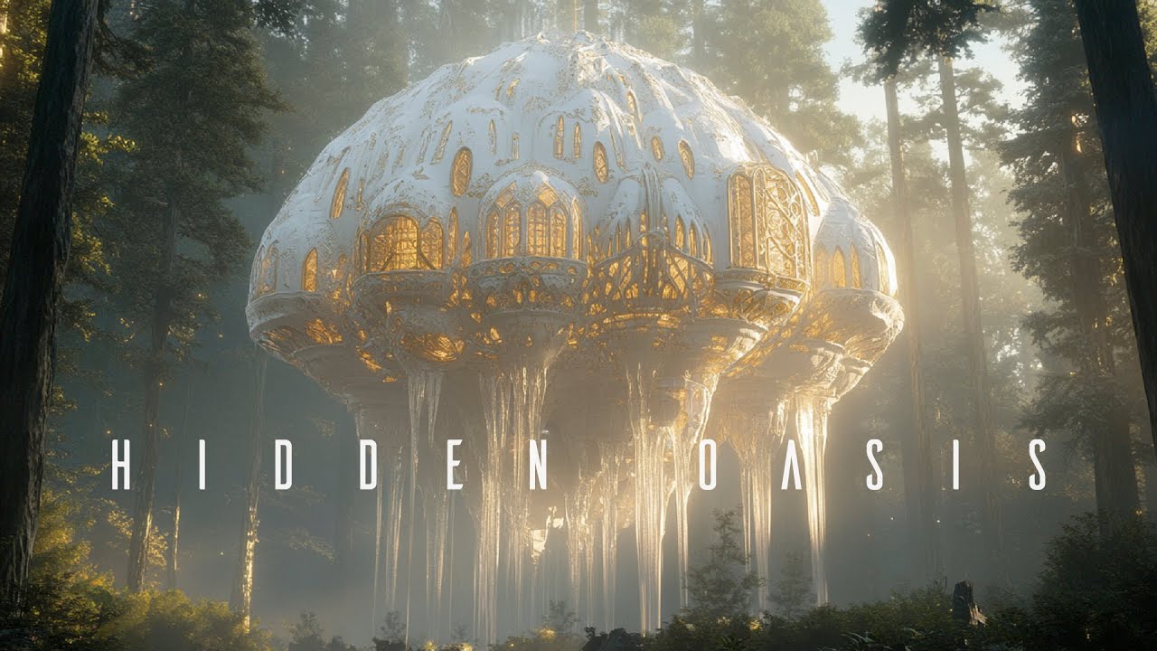 Hidden Oasis - Ethereal Fantasy Ambient Meditation - Calm Ambient Music for Sleep