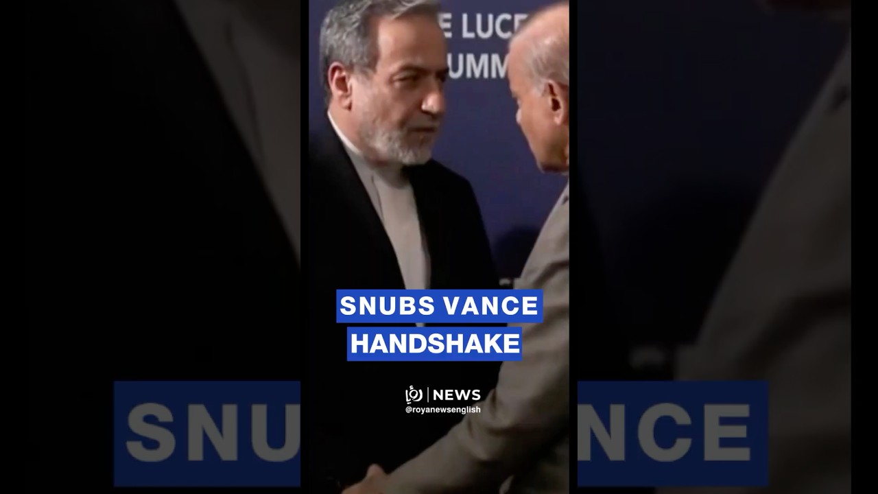 Iranian FM Araghchi appears to bypass JD Vance handshake in Switzerland