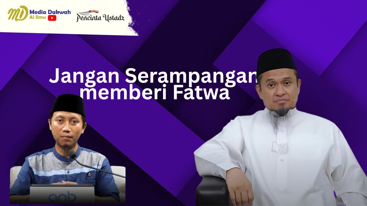Jangan Serampangan Memberi Fatwa | Al-Ustadz Dzulqarnain M. Sunusi حفظه الله