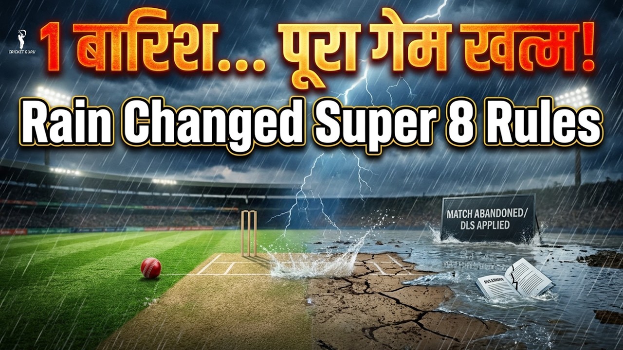Super 8 में बारिश हुई तो क्या होगा?, ICC Rules Explained | T20 World Cup 2026