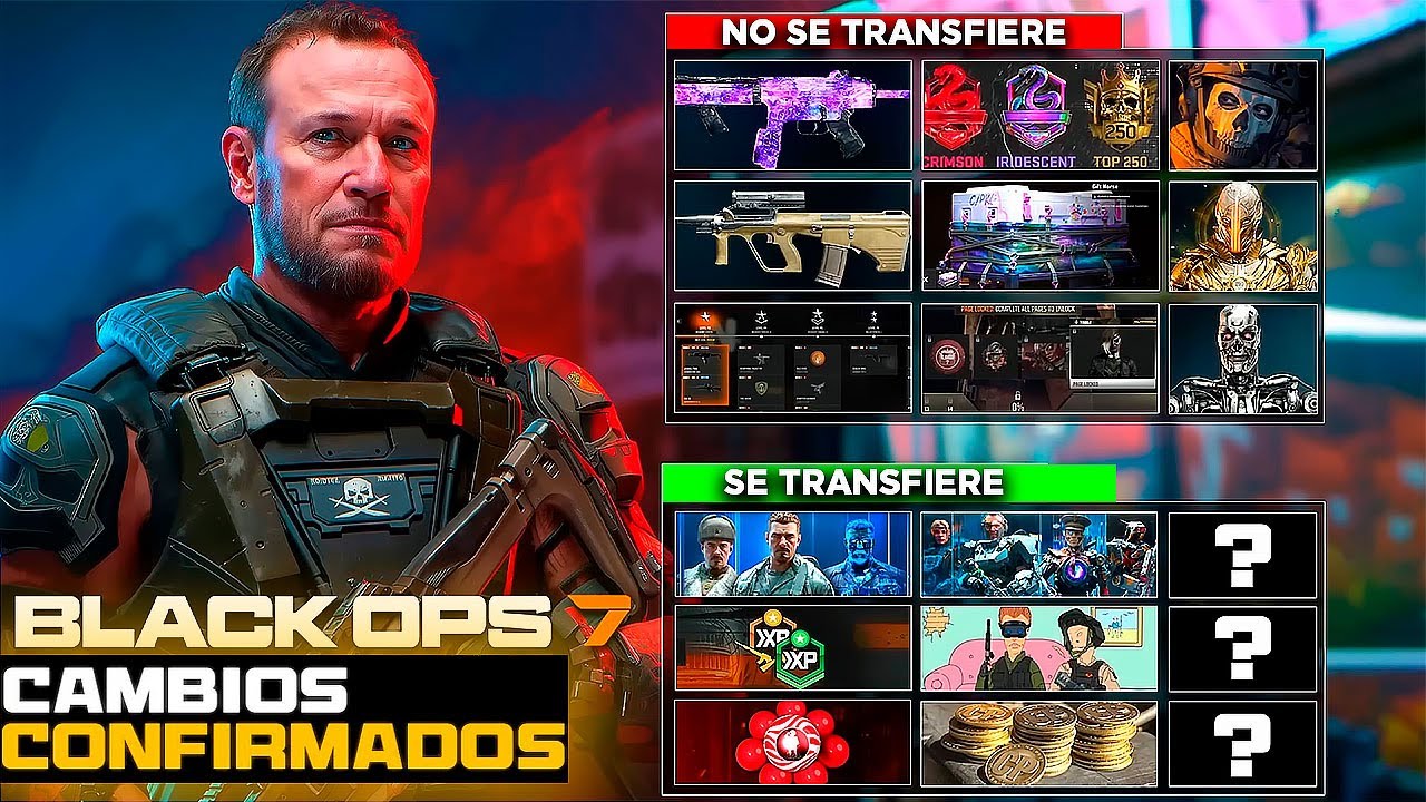 BLACK OPS 7: TODO lo que se TRANSFIERE (y lo que NO) 🚨