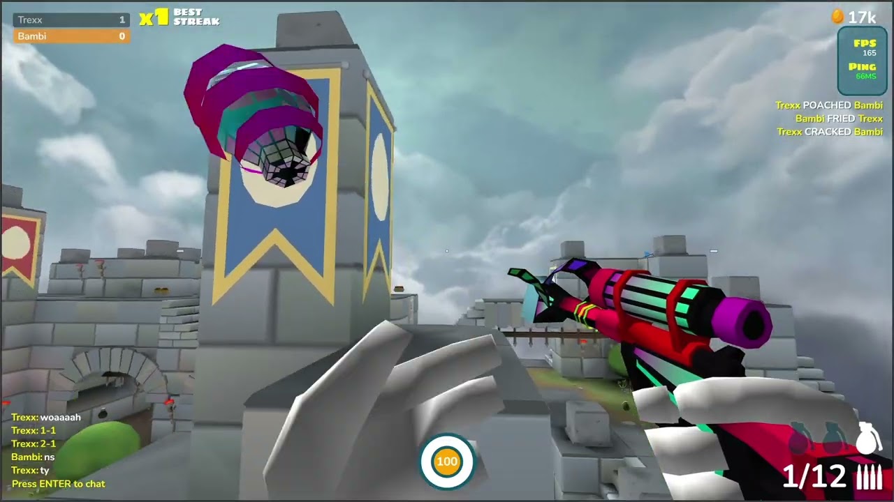 1v1 with Trexx Shell Shockers