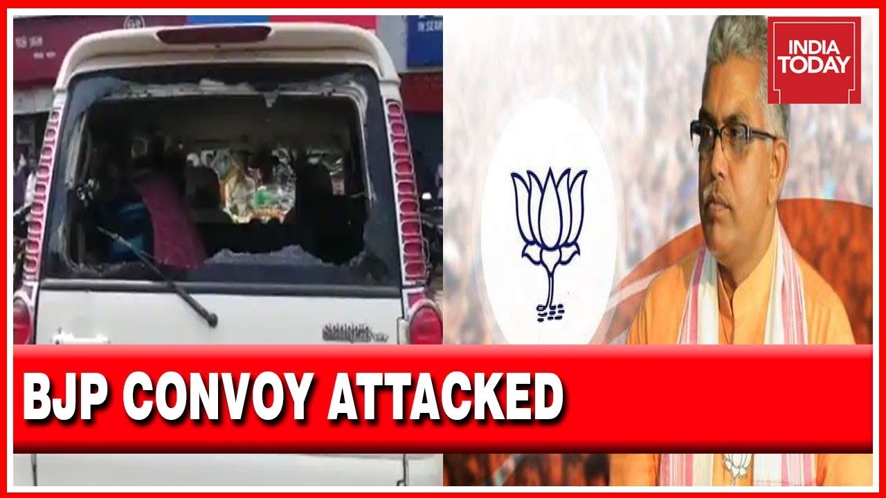 BJP To Approach EC Over Attack On Dilip Ghosh' Convoy In West Bengal