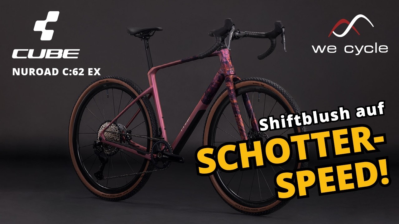 Cube Nuroad C:62 EX 2026 – Carbon-Gravelbike “shiftblush’n’art” für Abenteuer & Komfort