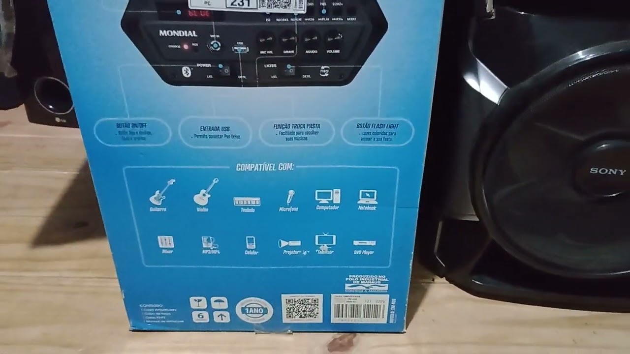como substituir fonte da caixa mondial cm 400