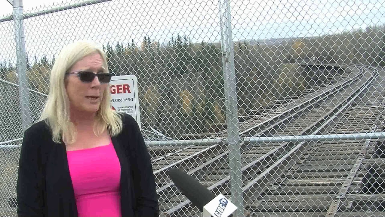 Pouce Coupe trestle bridge fenced off from public access