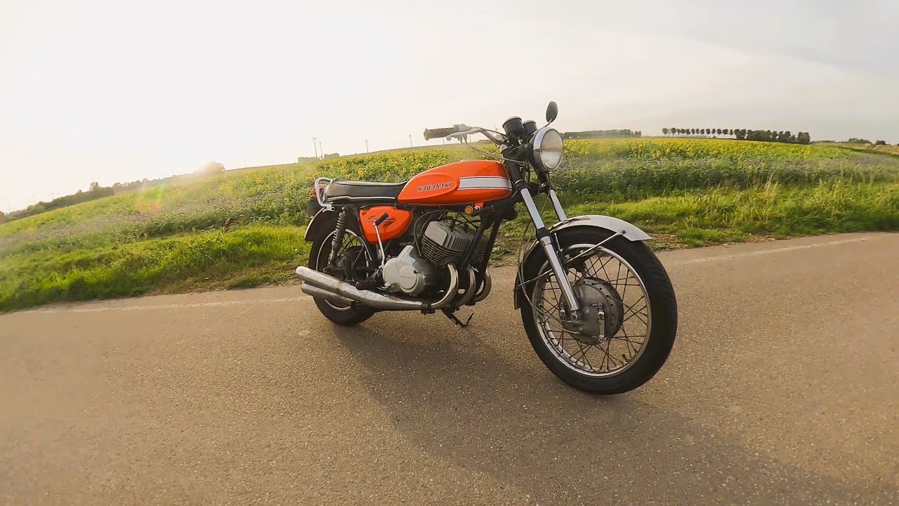 Kawasaki H1 500 Mach III 1970 onboard sound