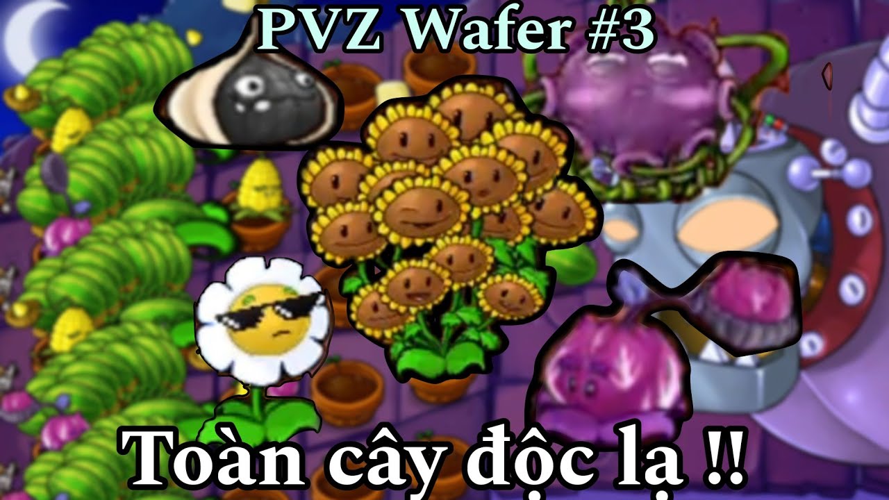 Plants vs Zombies Wafer #3: Những cây cuối cuối cùng của mod này cũng khiến tôi bất ngờ !!