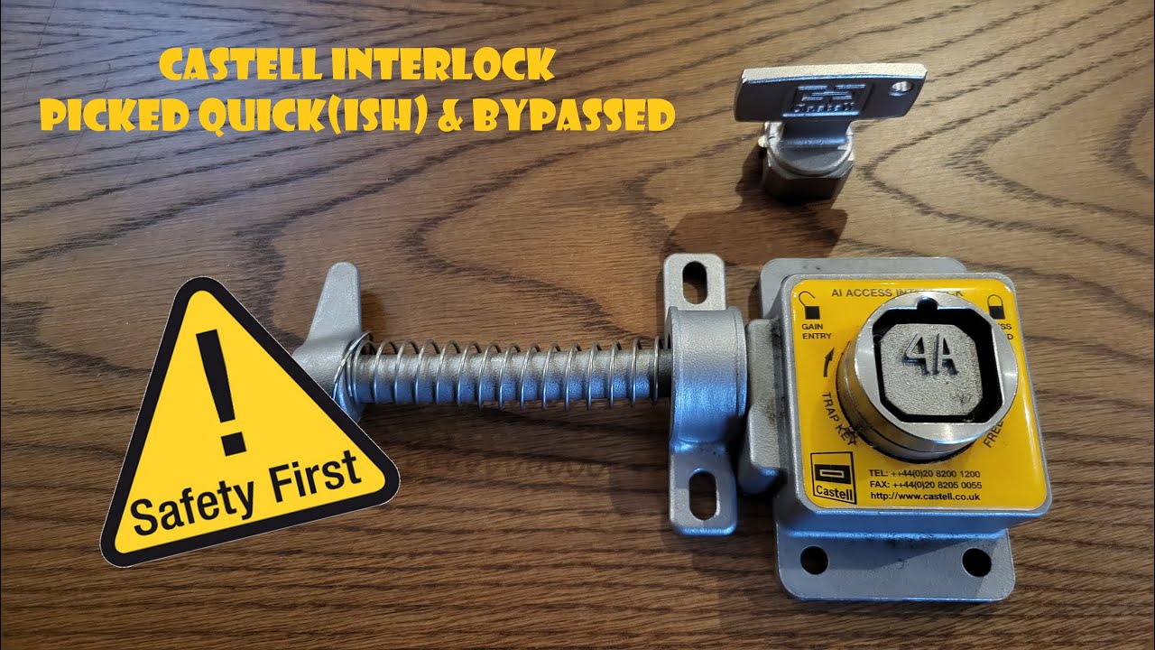 Castell Interlock - Industrial Safety Lockout Picked & Bypassed