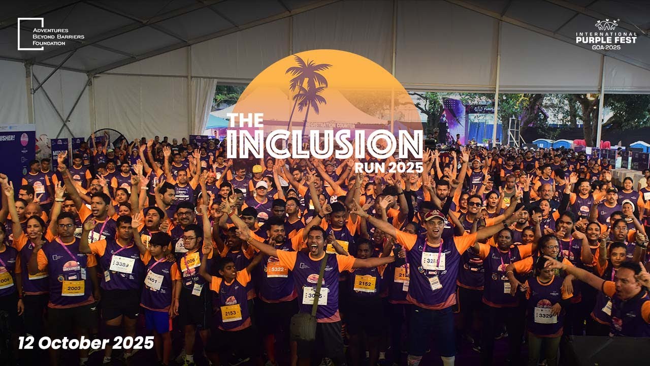 Goa Runs For Inclusion | The Inclusion Run '25 After film | ABBF x International Purple Fest