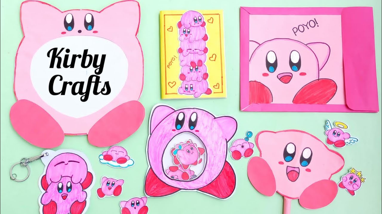 How to Make Kirby School Supplies/ 7 DIY KIRBY Crafts