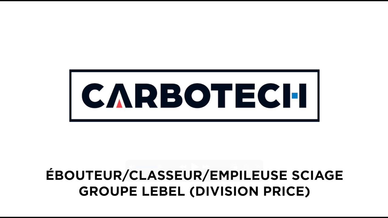 ÉBOUTEUR/CLASSEUR/EMPILEUSE SCIAGE 2025