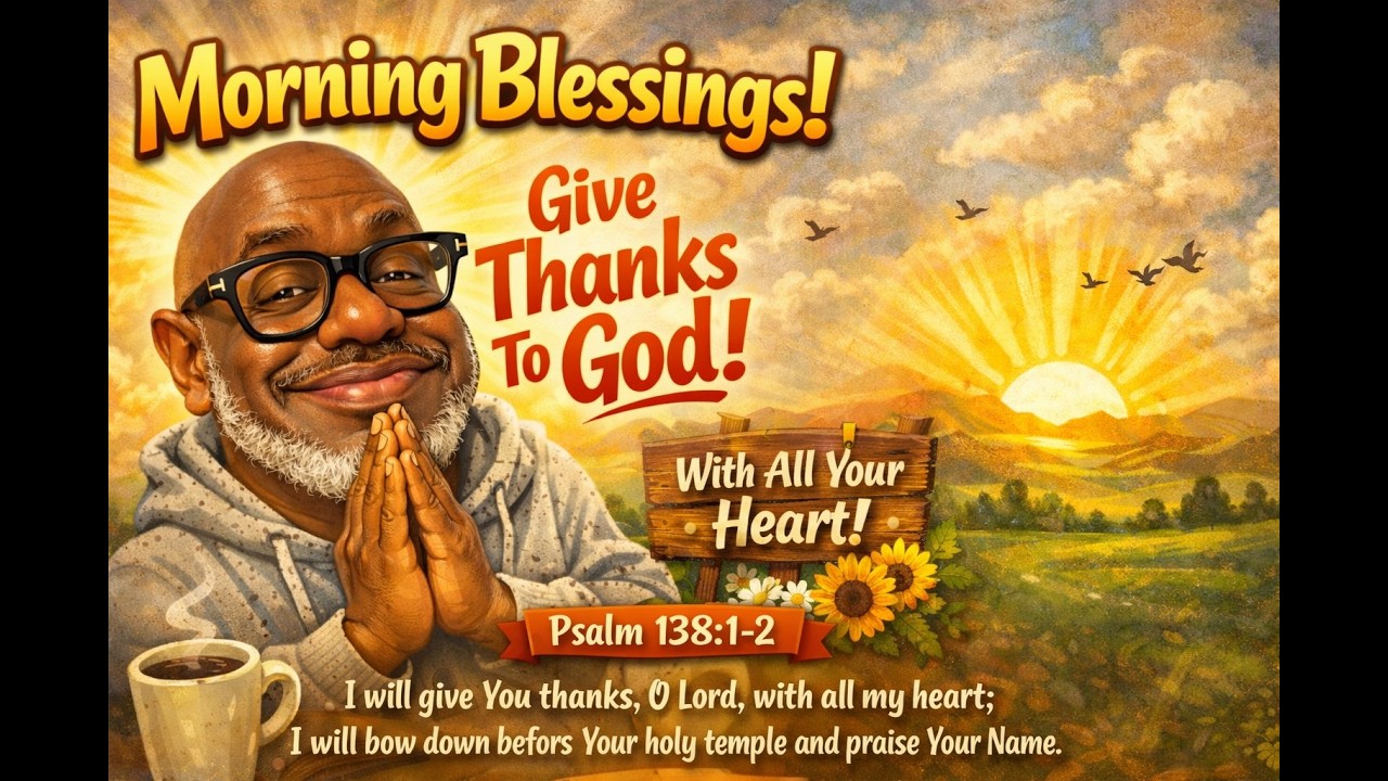 Morning Blessings - Feb. 2nd Giving Thanks to God.