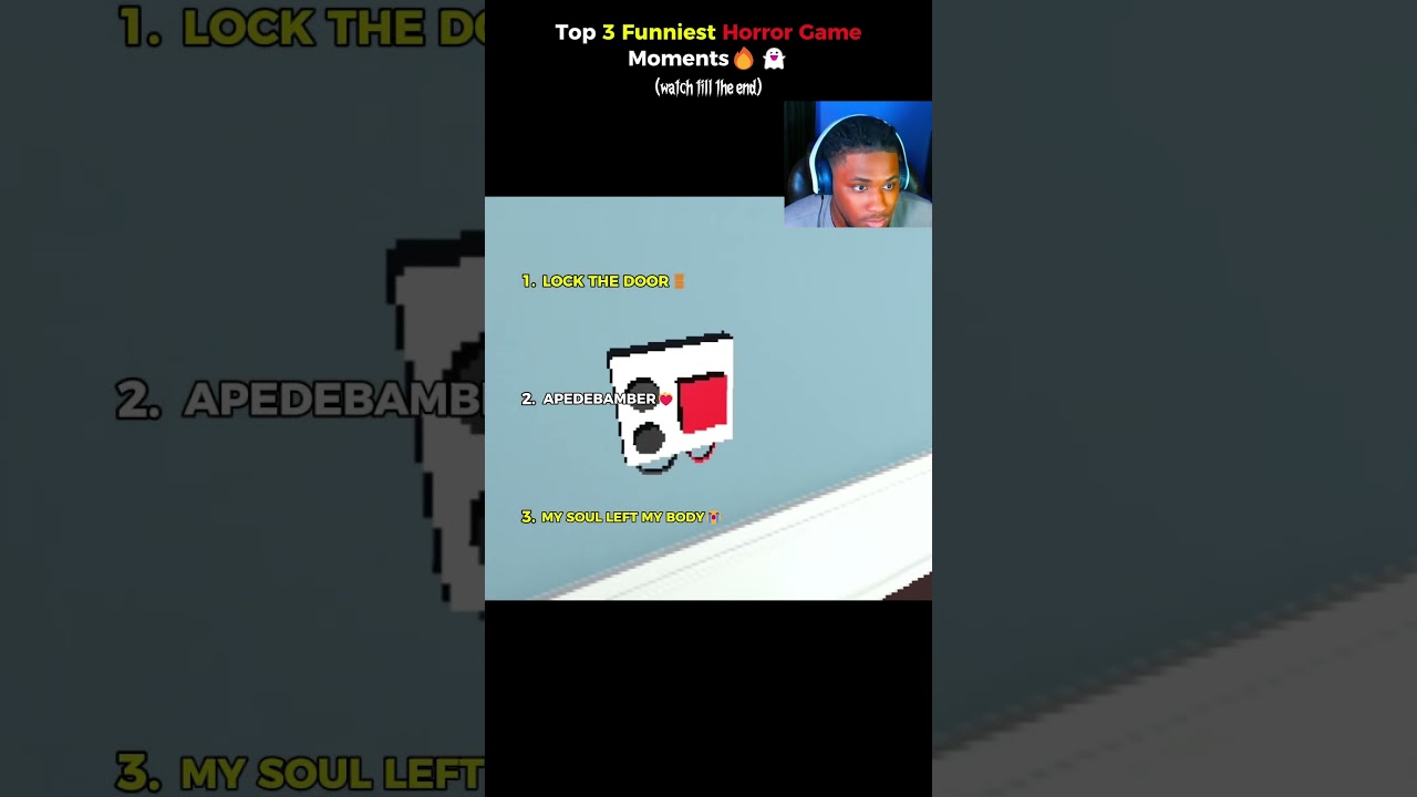 Топ-3 самых смешных криков в хоррор-играх (у братана голос как у свистка) #хорроригра #хорроргейм...