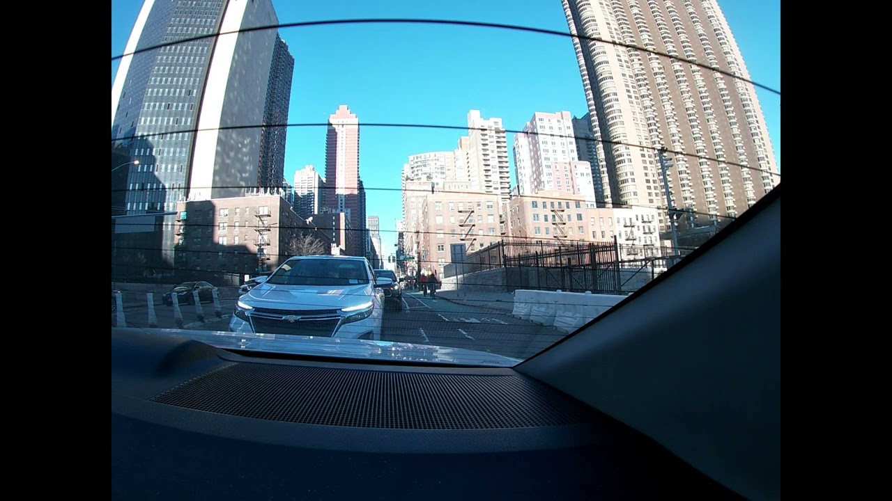 Midtown Manhattan to JFK: Rear View