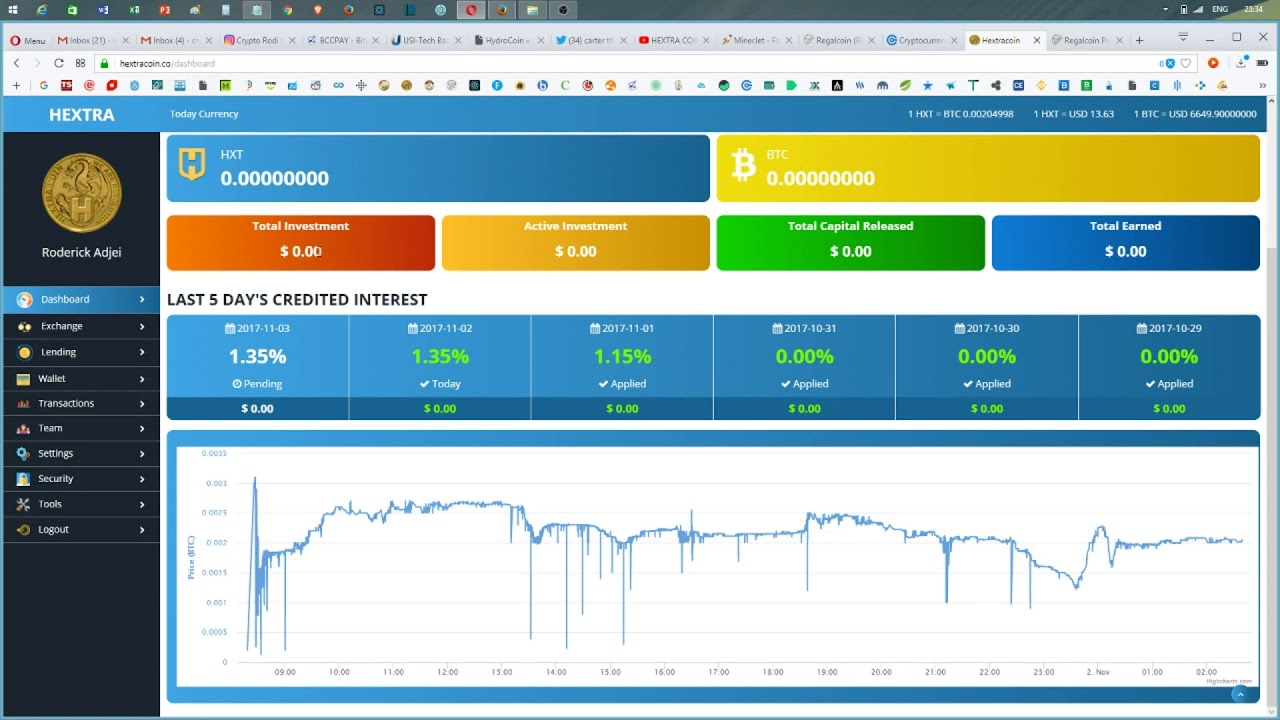 Hextracoin wallet and exchange up and running!!!