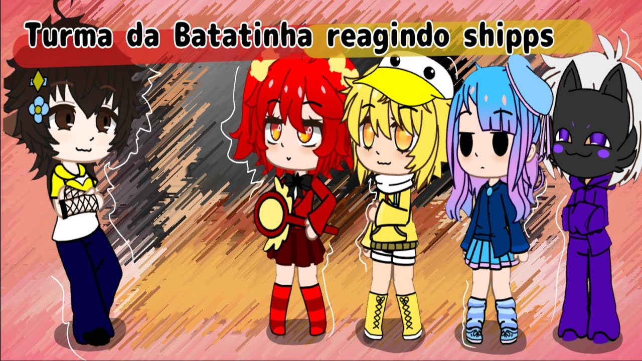 Turma da Batatinha reagindo a shipps