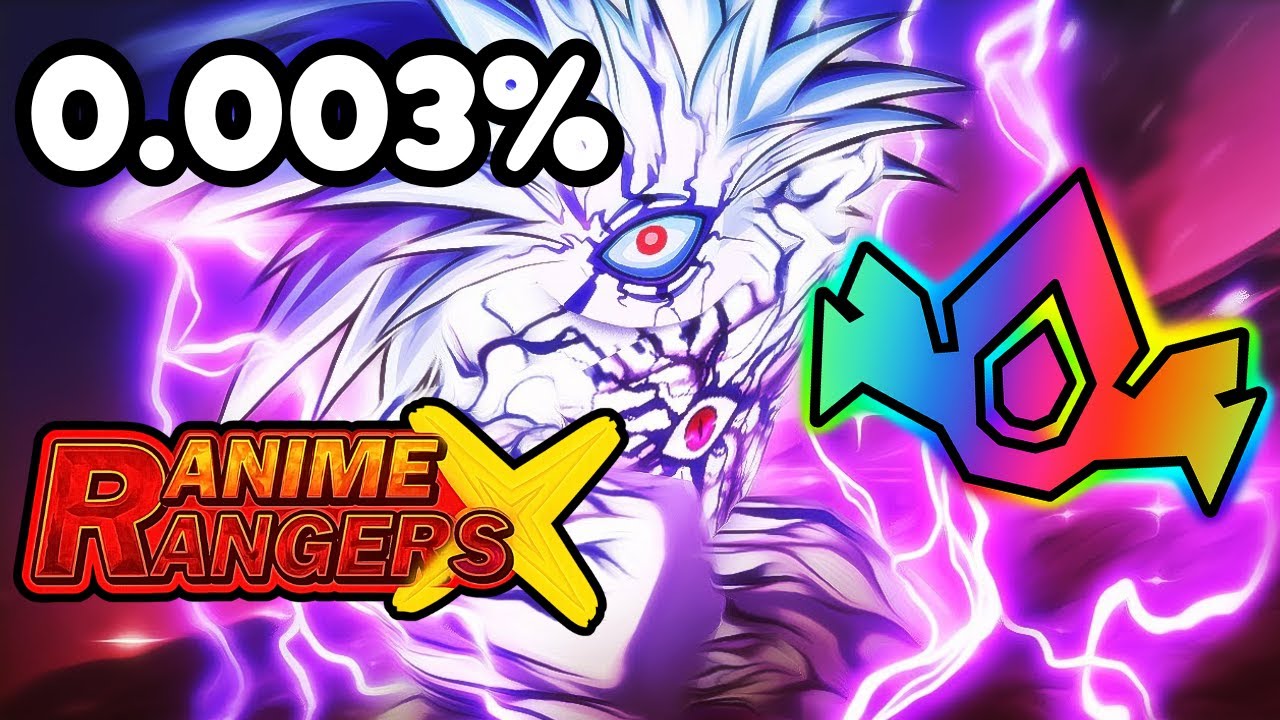 Получение 0,003% БОРОС и каждого юнита падения в аниме Rangers X!