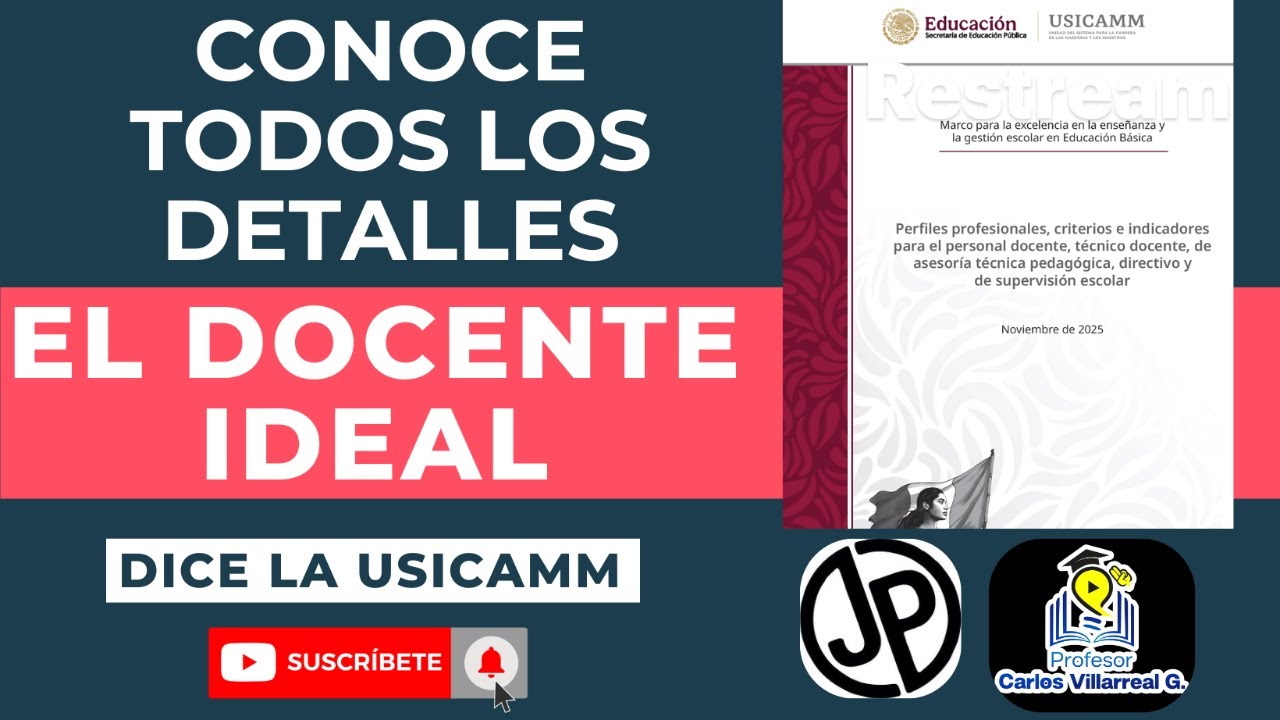 ✅ USICAMM | Todos los Perfiles y Rasgos que debe lograr el Docente ideal