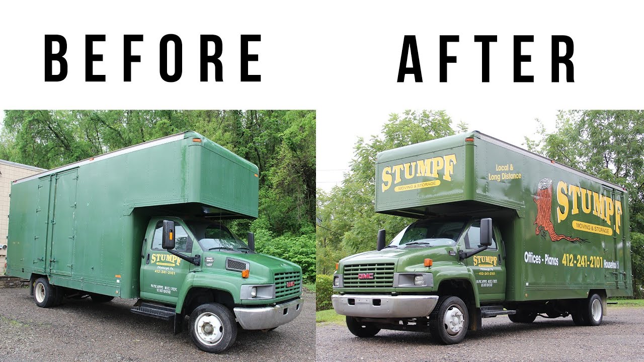GMC C5500 Duramax - Custom Built Moving Truck - Before and After Walk Around