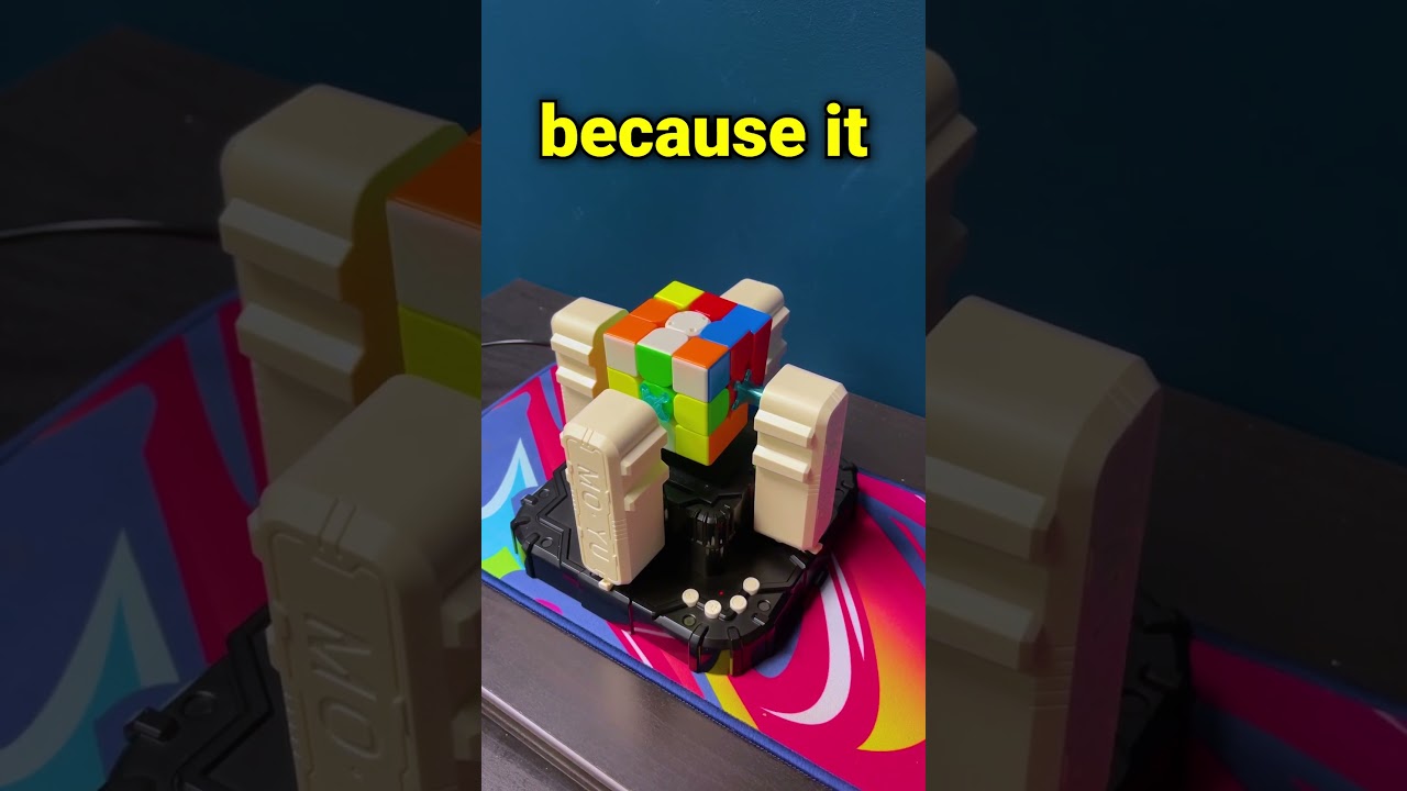 Which robot is faster?  #speedcubeshop #rubikscube #cubing
