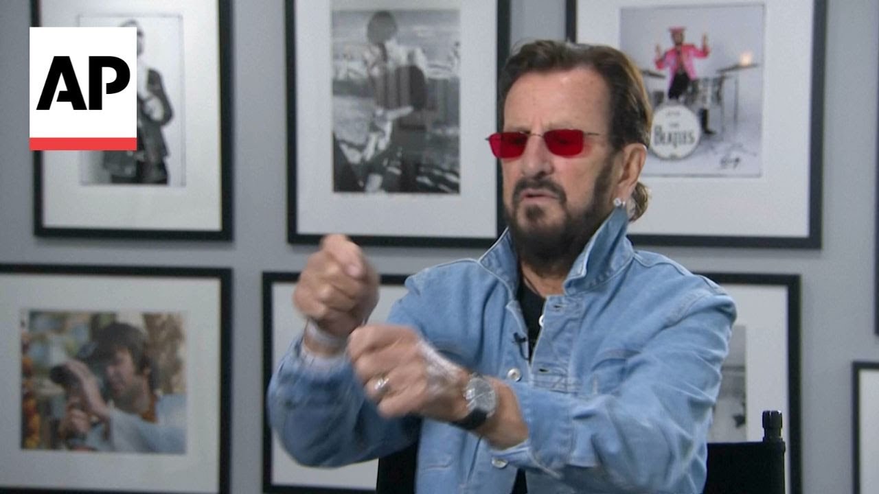Ringo Starr talks about being left-handed, using a right-handed drum kit