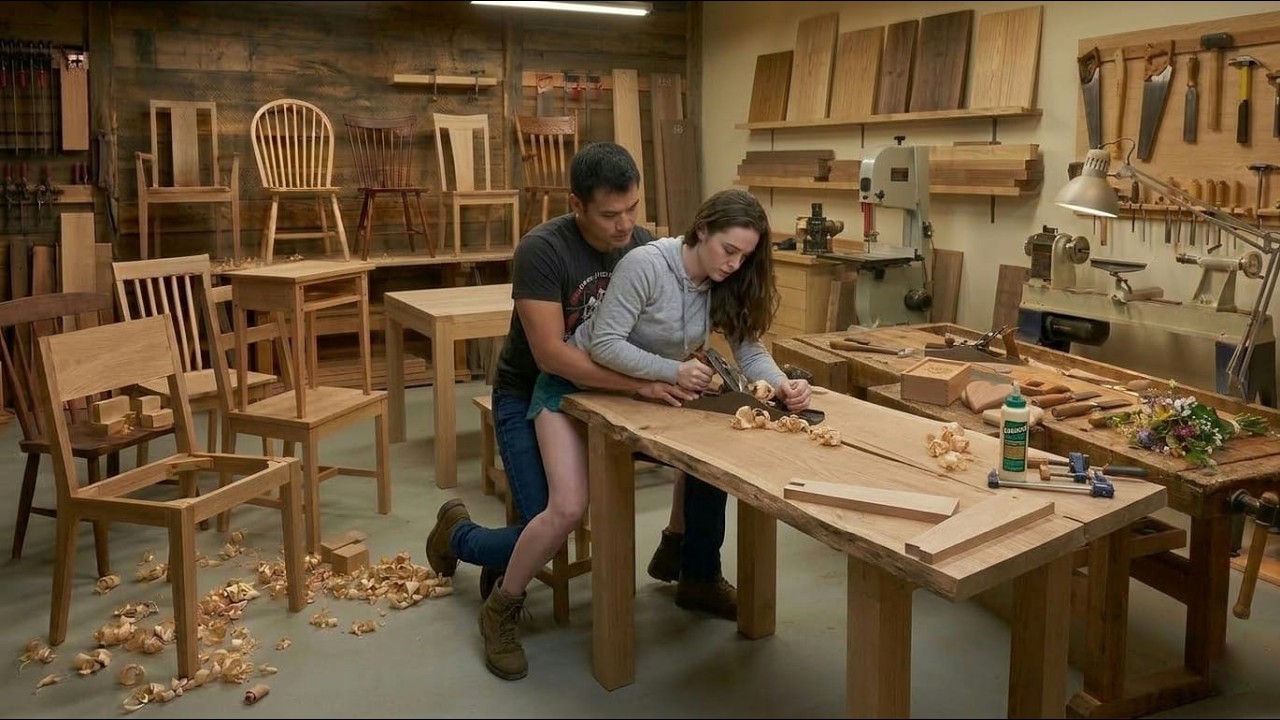 Time lapse video  Life with a man in a bamboo house   building a new life #wood #woodworking #diy