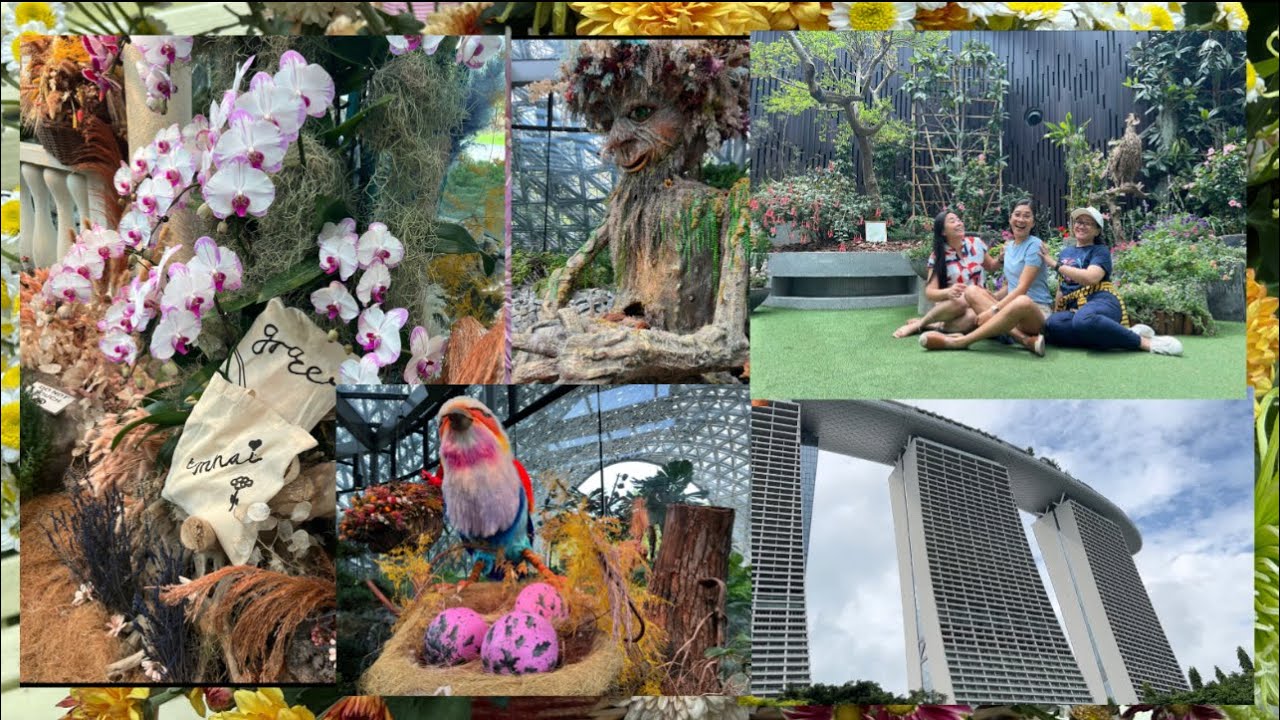 Tote Bag DIY + Gardens By The Bay &ldquo;Floral Fantasy&rdquo; #floralfantasy #totebagdiy #singaporeexplorer