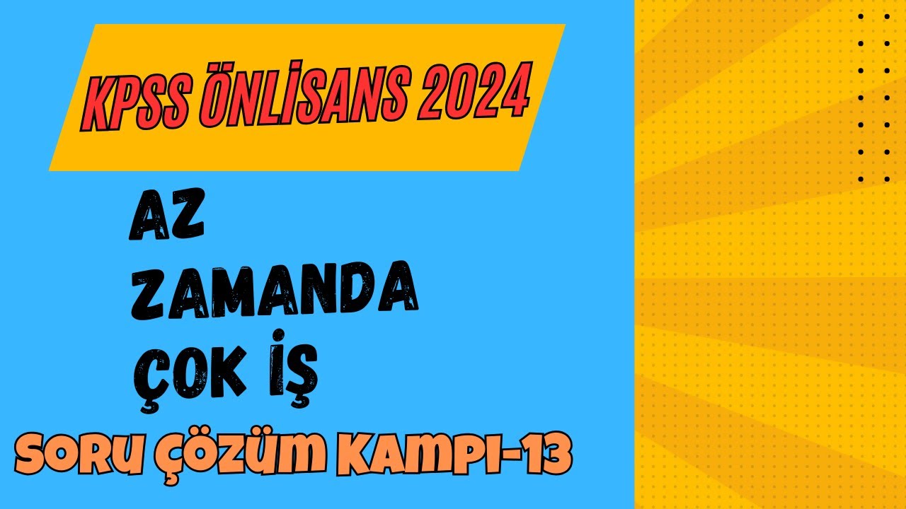 13) Atatürk İlkelerinden Soru Kaçırma | KPSS 2024 Önlisans - Atatürk İlkeleri Soru Çözüm| Ali Gürbüz