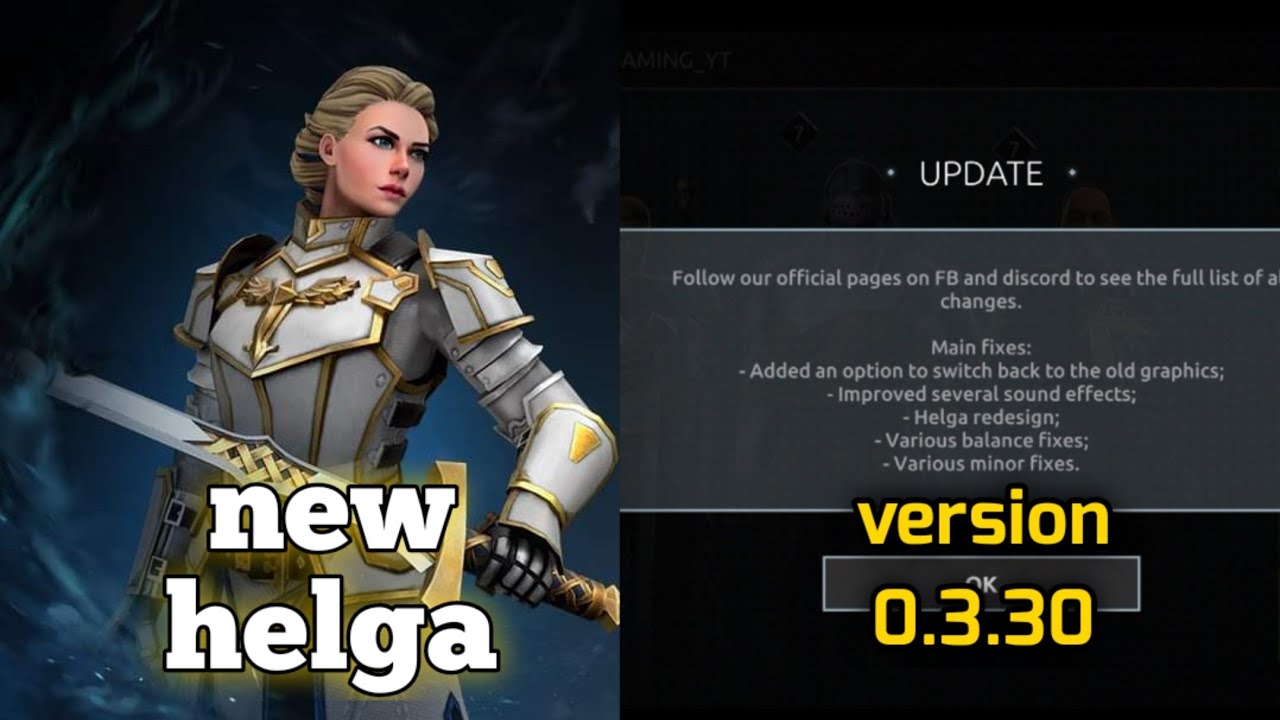 Shadow fight arena. new update version 0.3.30 [helga is now op!!]