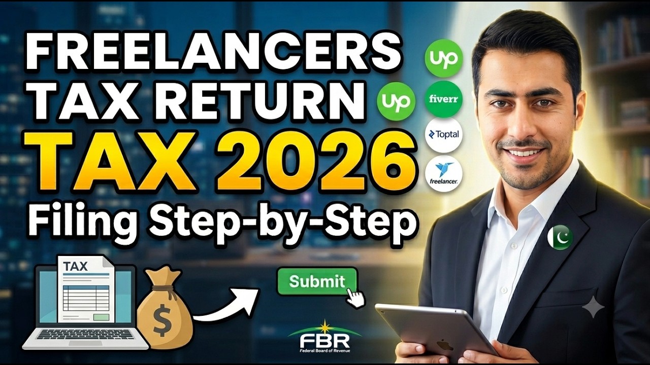 How to File Freelancer Tax Return 2026 | Step-by-Step FBR Guide for Fiverr, Upwork & Wise