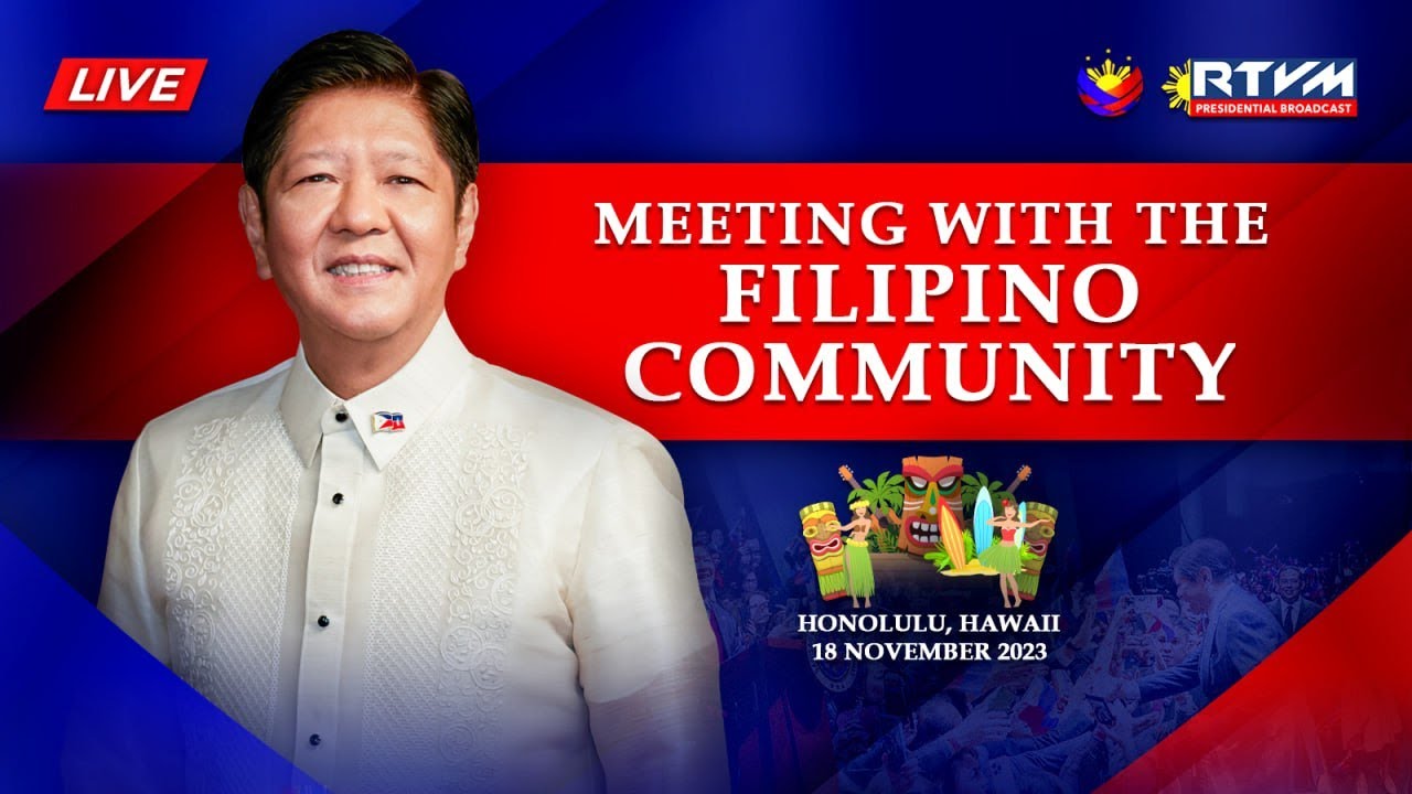 Meeting with the Filipino Community in Hawaii 11/18/2023