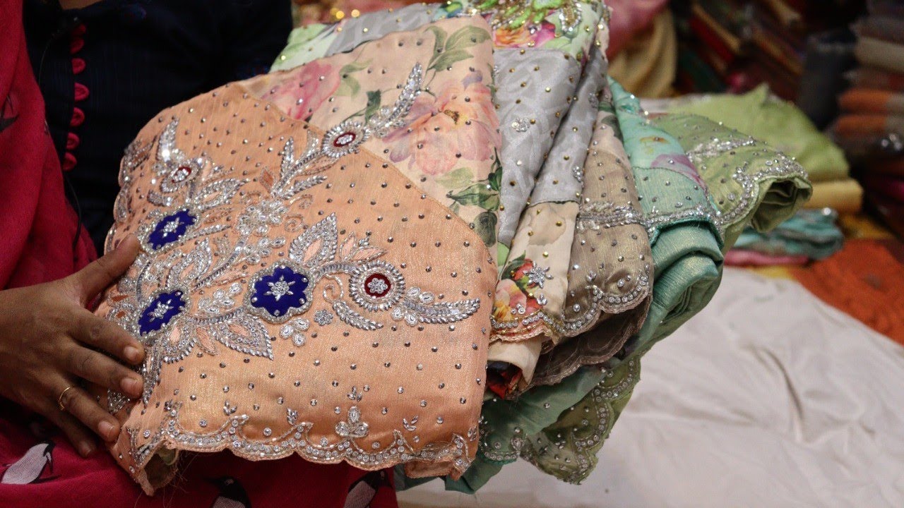வந்தாச்சு பக்ரீத் Special Stone Work Sarees| Bakrid Sarees Single Available